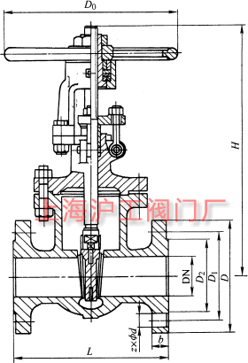 Z41HZ41Y  150(Lb)~600(Lb) ШʽlyҪμY(ji)(gu)ߴʾD